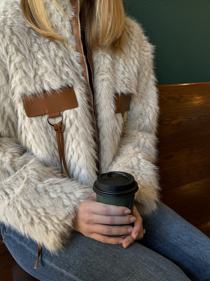 Astrid Annika Faux Fur Jacket