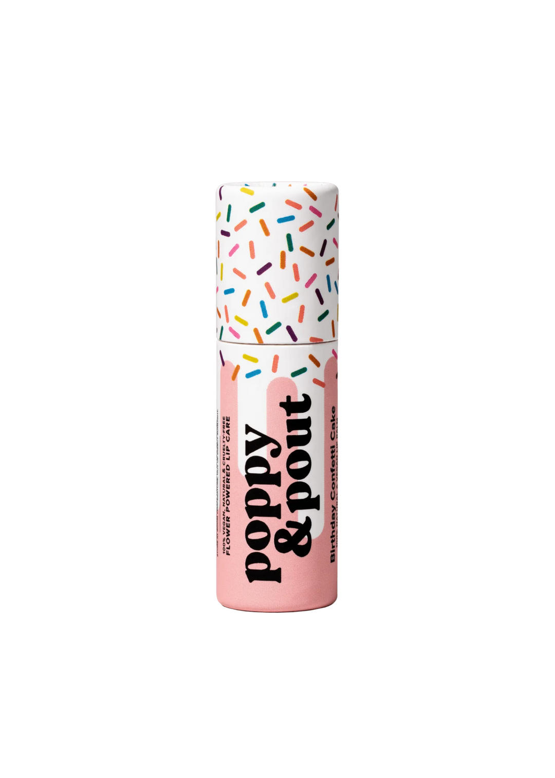 Poppy & Pout Lip Balm in Birthday Confetti Cake