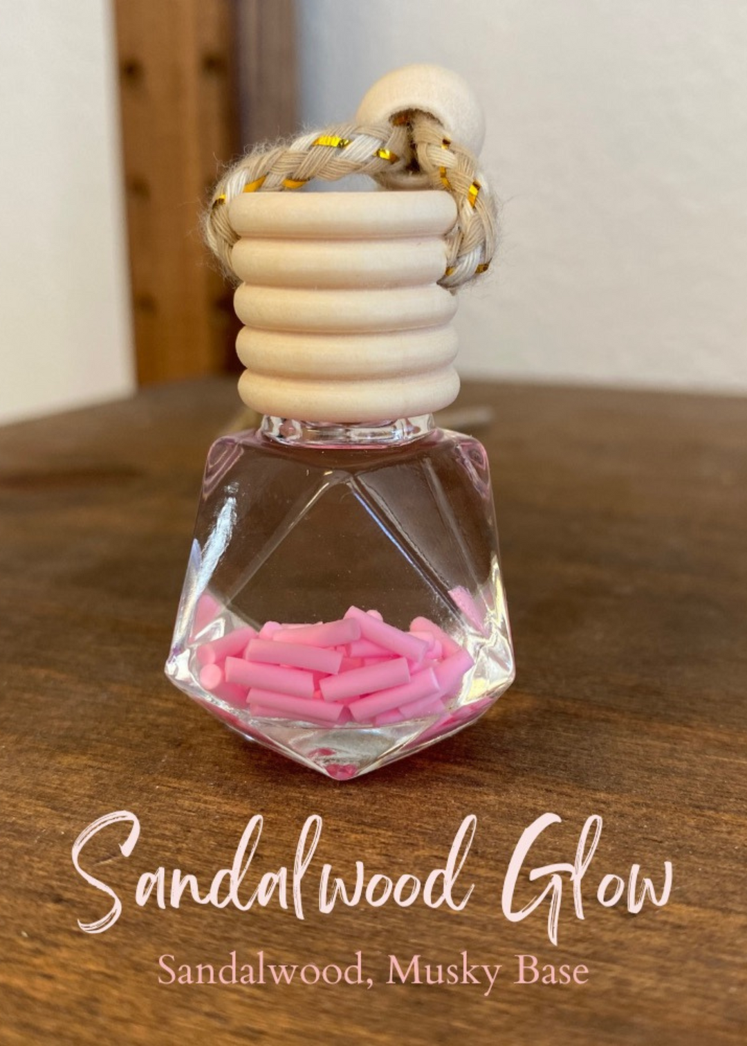 Sandalwood Glow Car Air Freshener