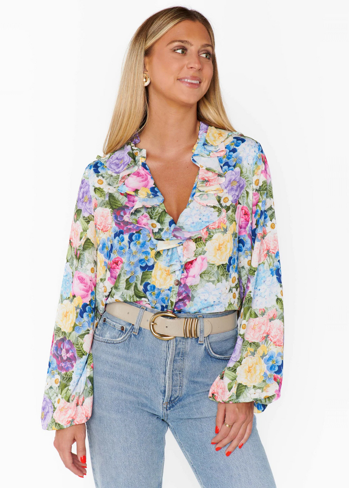 Show Me Your Mumu Suki Ruffle Top