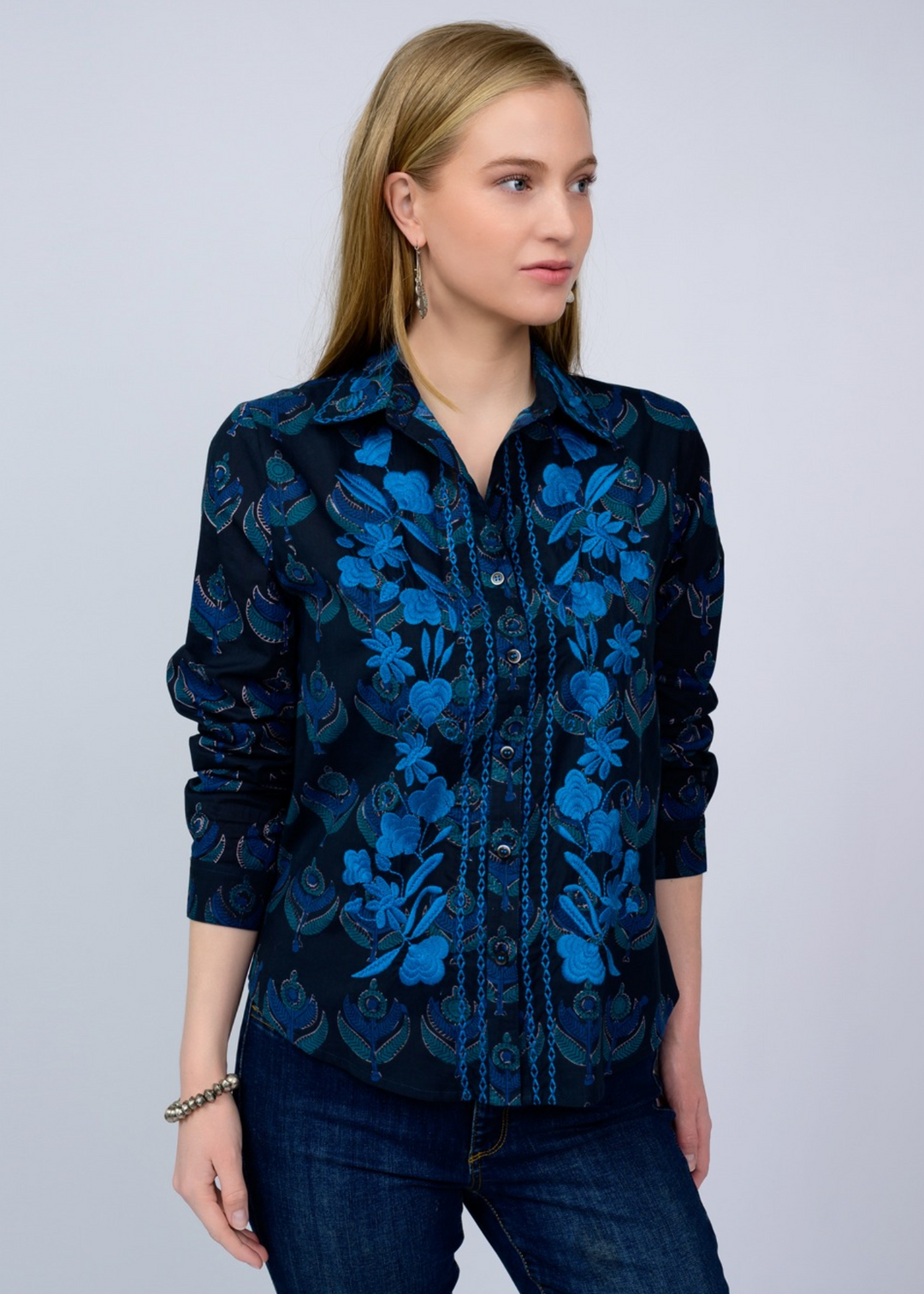 Sister Mary Maricela Button Down Top