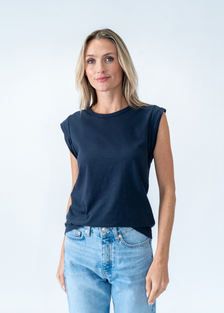 Six Fifty Caroline Twist Sleeve Tee