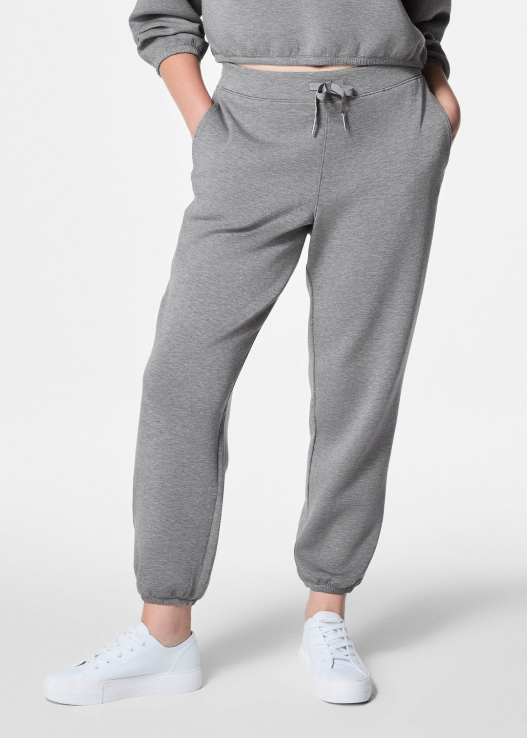 Spanx AirEssentials Joggers in Heather Grey