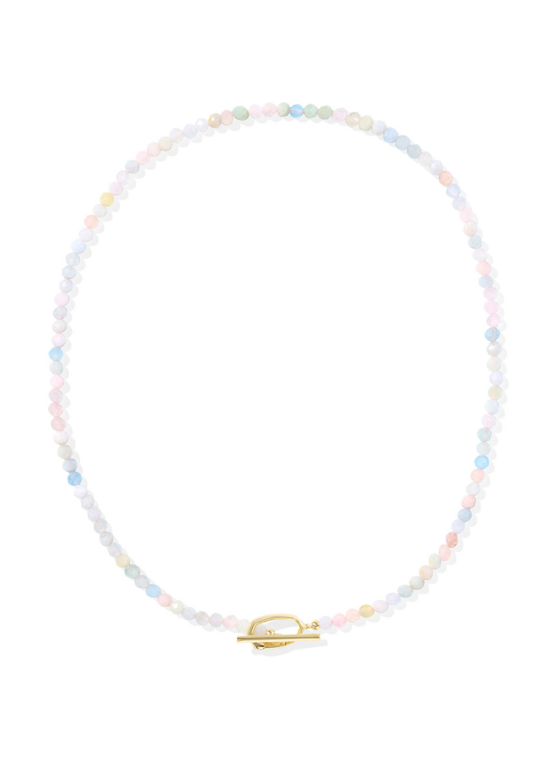 Kendra Scott Sylvia Strand Necklace in Gold/Morganite Ombre