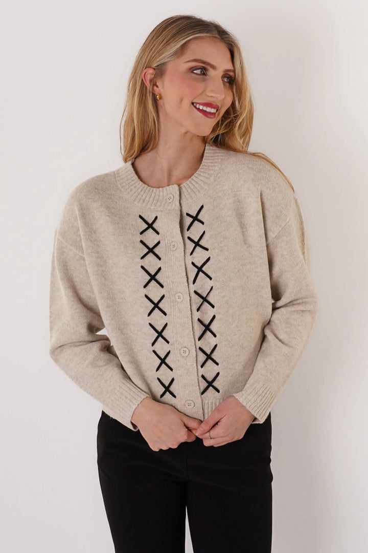 Sarah Embroidered Cardigan