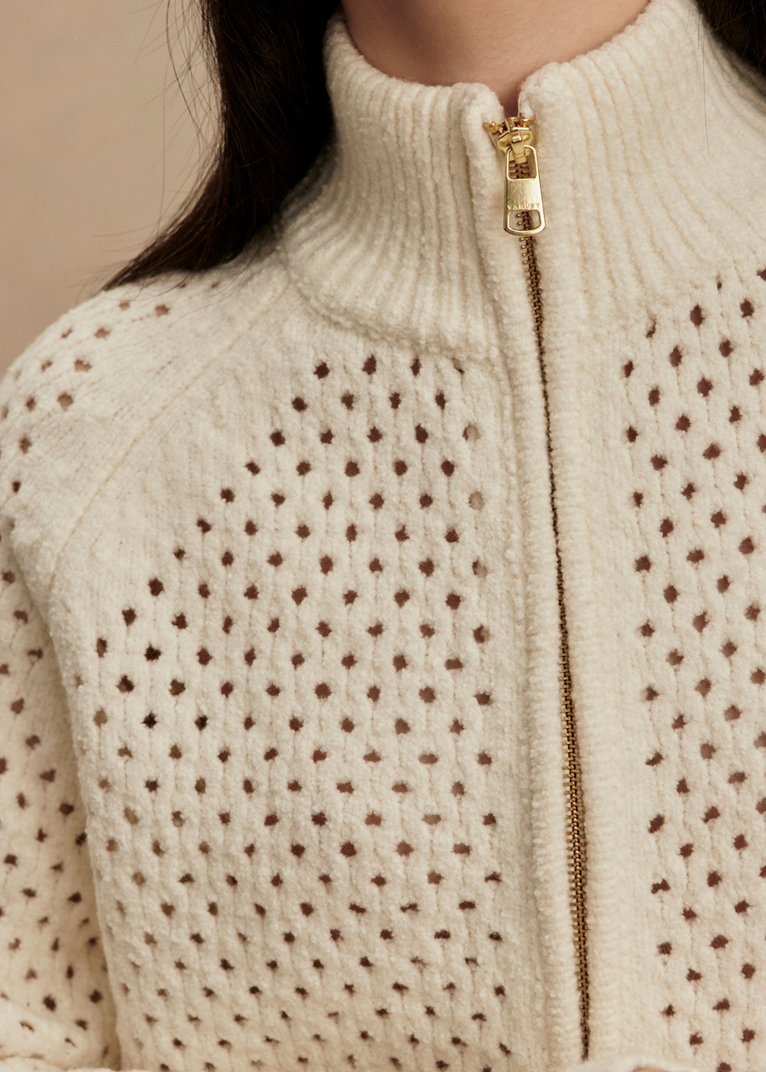 Varley Mandy Boucle Knit Jacket