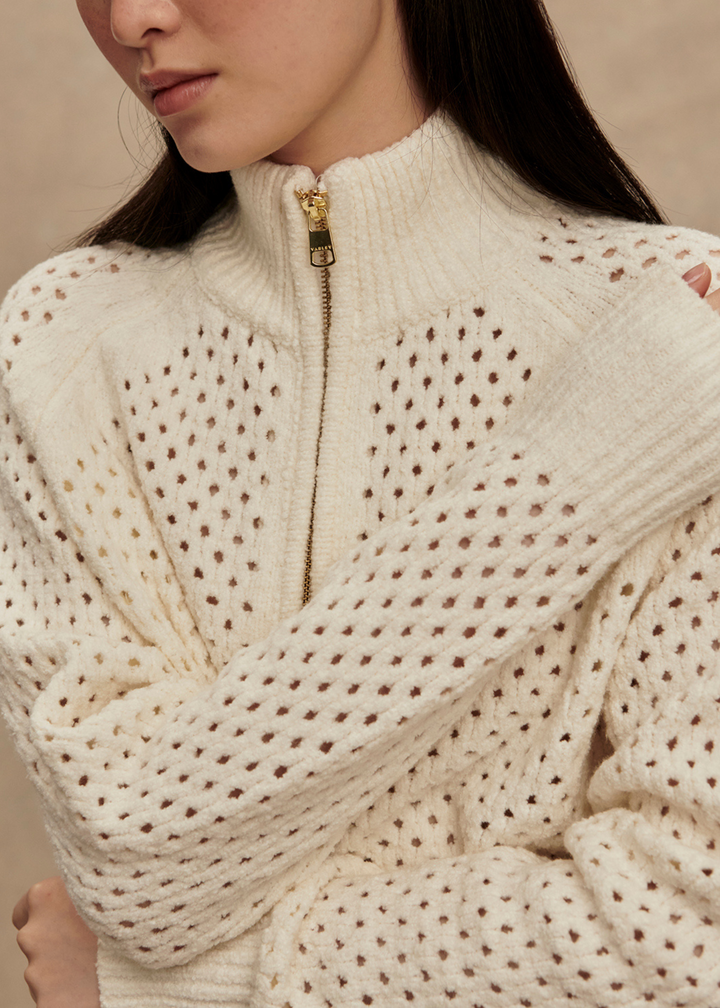 Varley Mandy Boucle Knit Jacket
