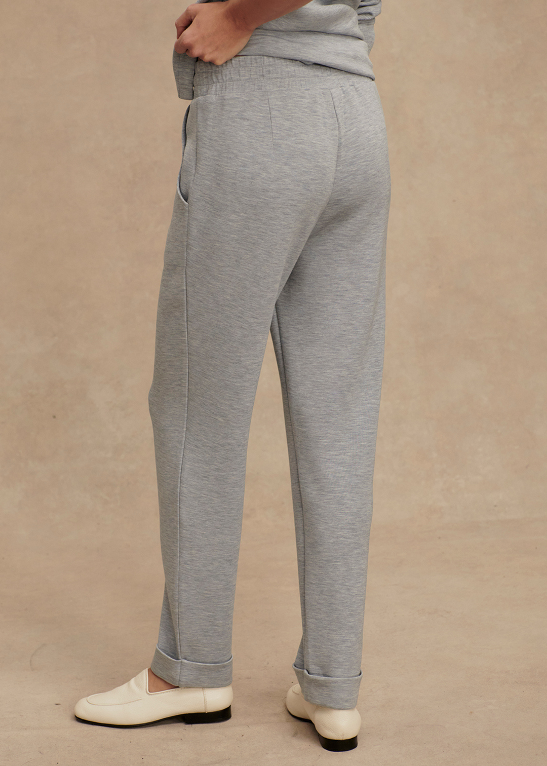 Varley The Rolled Cuff Pant 25" - Mid Blue Marl