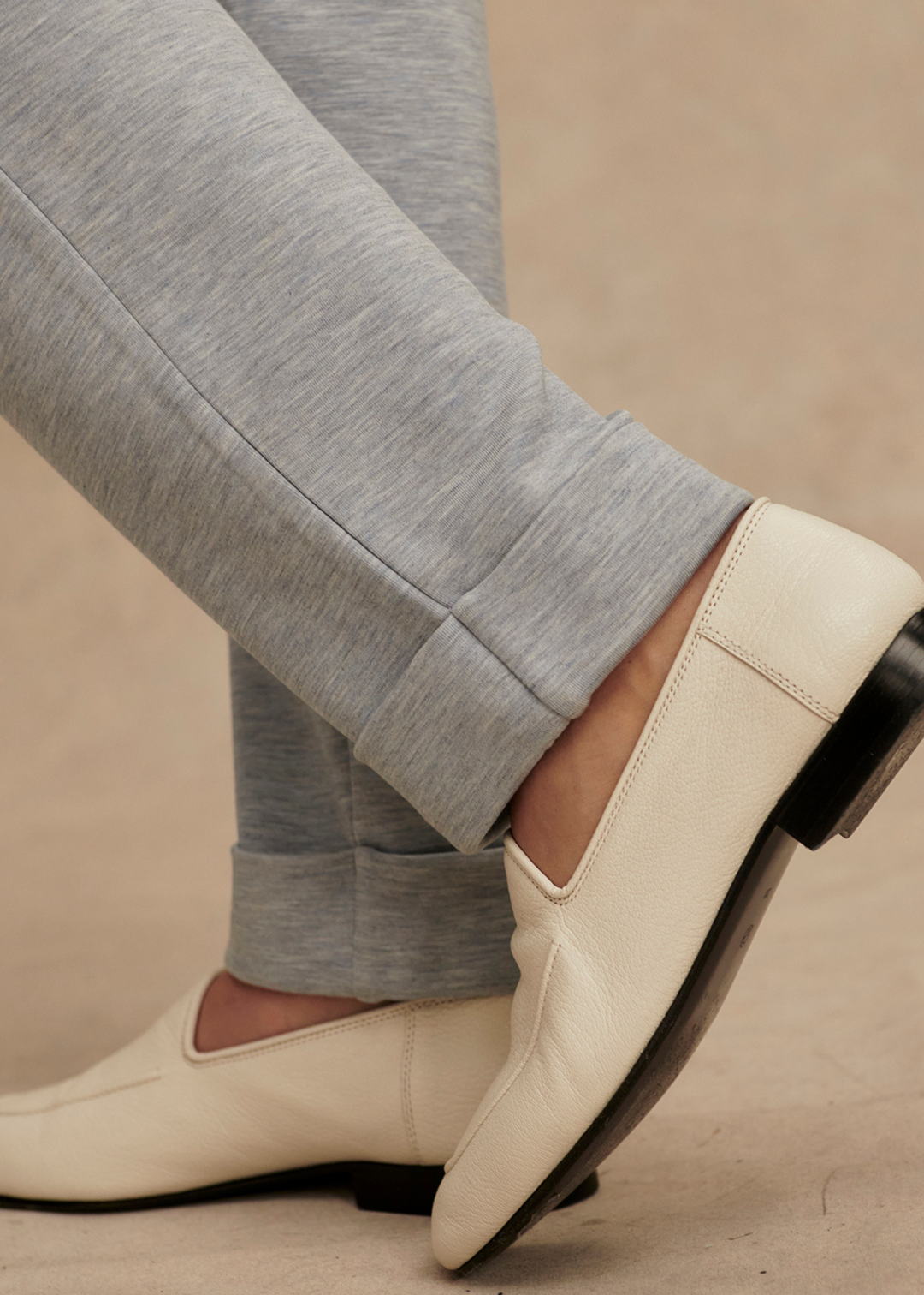 Varley The Rolled Cuff Pant 25" - Mid Blue Marl