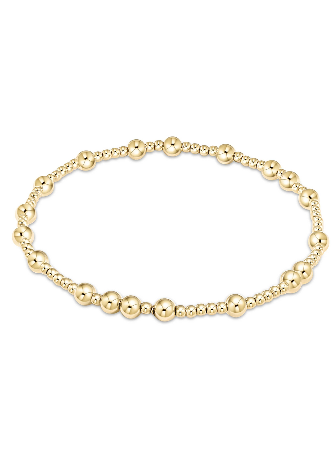 egirl Hope Unwritten 4mm Bead Bracelet - Gold