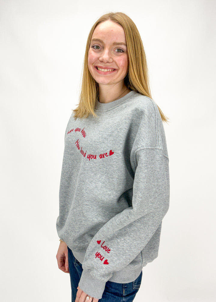 Love You Sweatshirt