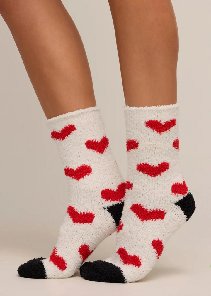 Z Supply 2-Pack Plush Heart Socks