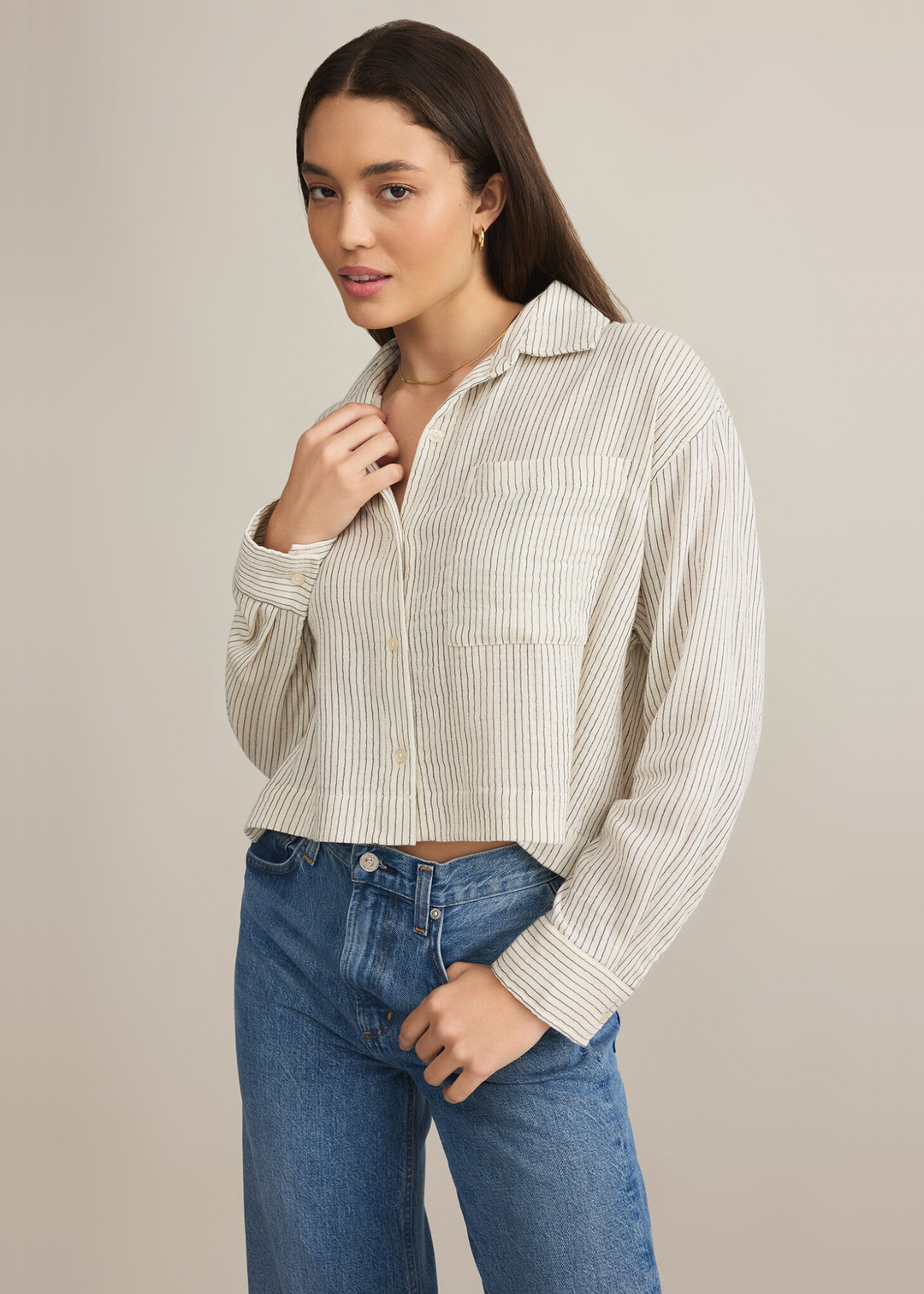 Z Supply Del Mar Striped Shirt