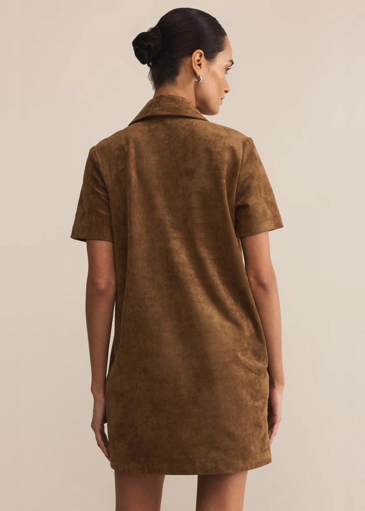 Z Supply Authentic Suede Mini Dress