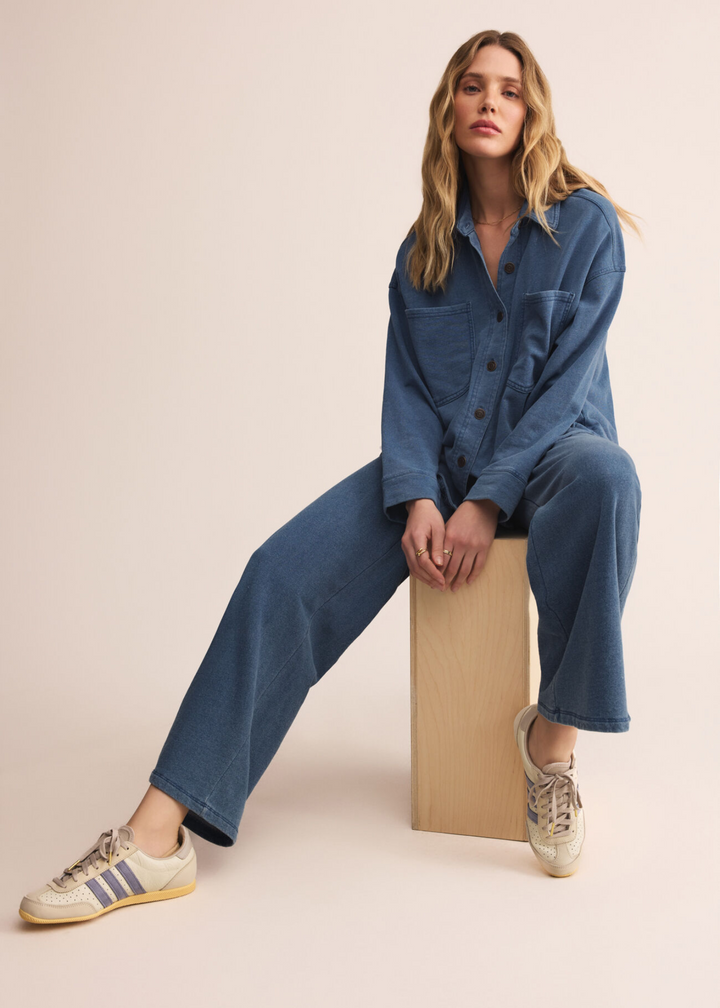 Z Supply All Day Knit Denim Jacket