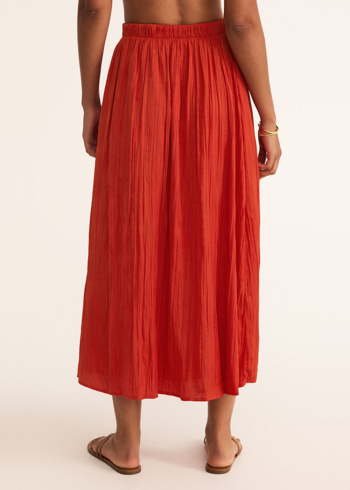 Z Supply Nicoline Crinkle Midi Skirt