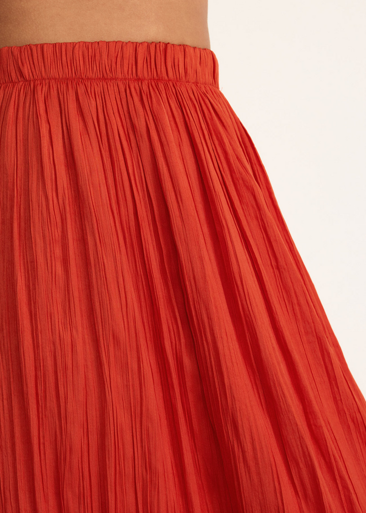Z Supply Nicoline Crinkle Midi Skirt