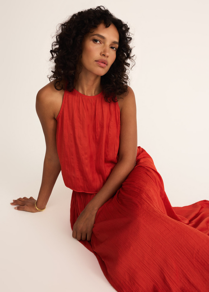 Z Supply Nicoline Crinkle Midi Skirt