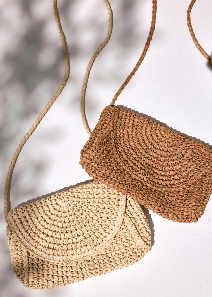 Z Supply Sand Dollar Mini Straw Bag