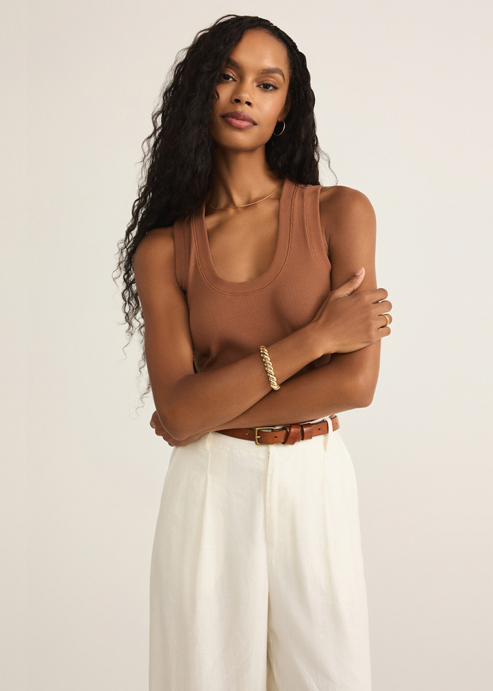 Z Supply Sirena Rib Tank - Teakwood