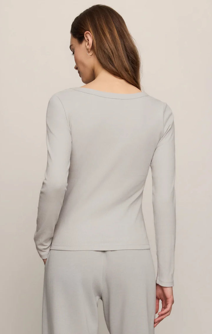 Z Supply Greyson Scoop Long Sleeve Tee