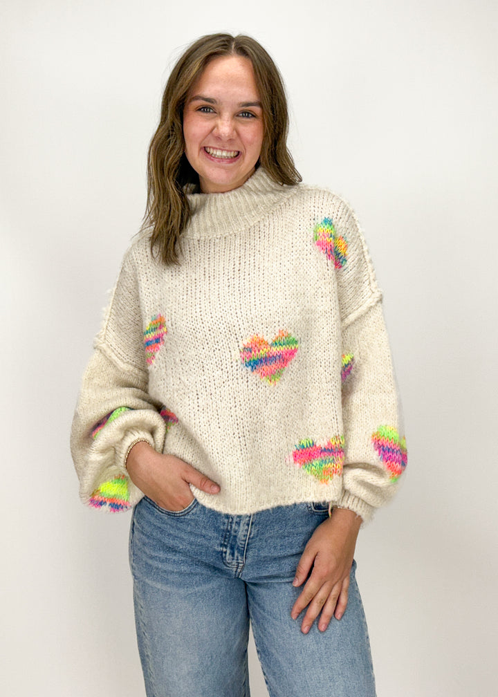 Astrid Heart Sweater