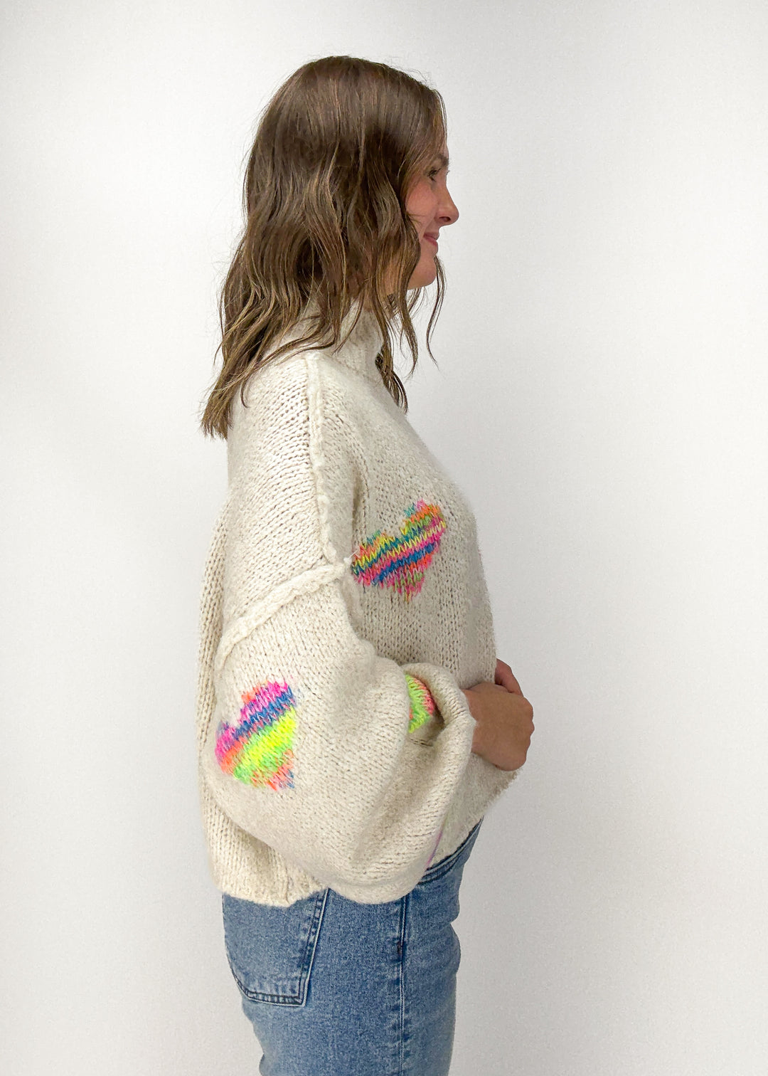 Astrid Heart Sweater