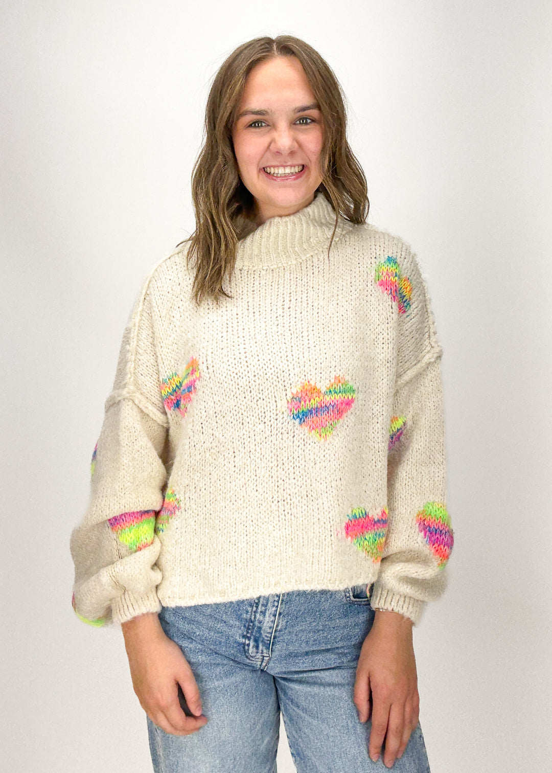 Astrid Heart Sweater