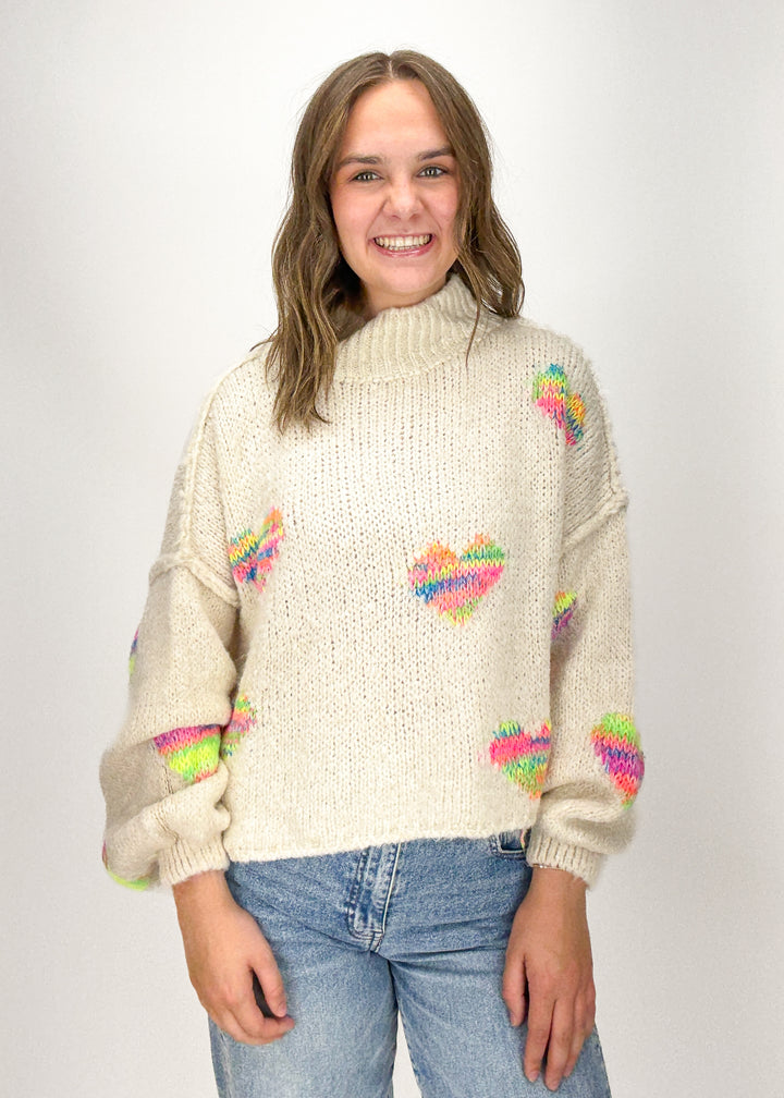Astrid Heart Sweater