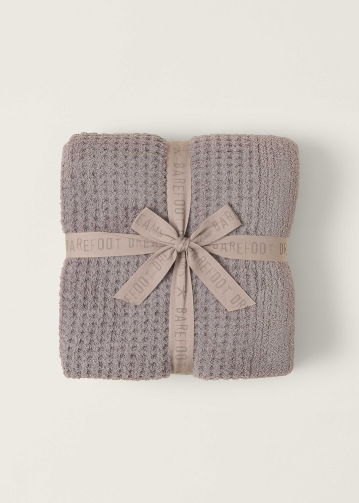 Barefoot Dreams CozyChic Waffle Throw - Beach Rock