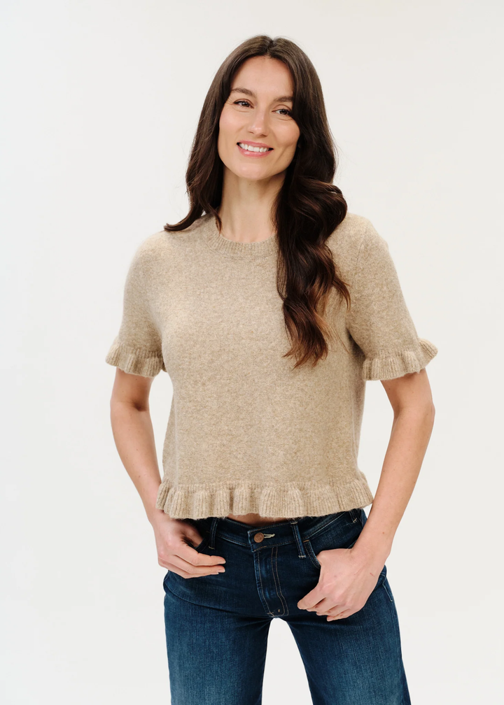 Six Fifty Cleo Ruffle Sweater