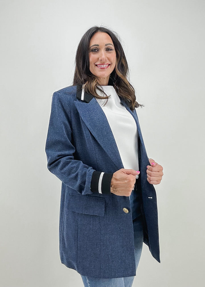 Mia Denim Blazer