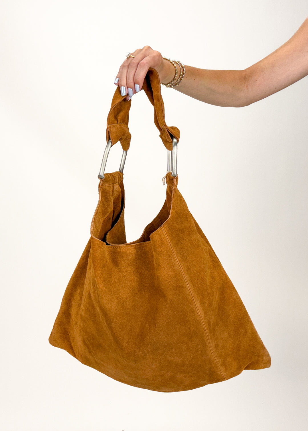 Free People Bobbi Slouch Suede Tote