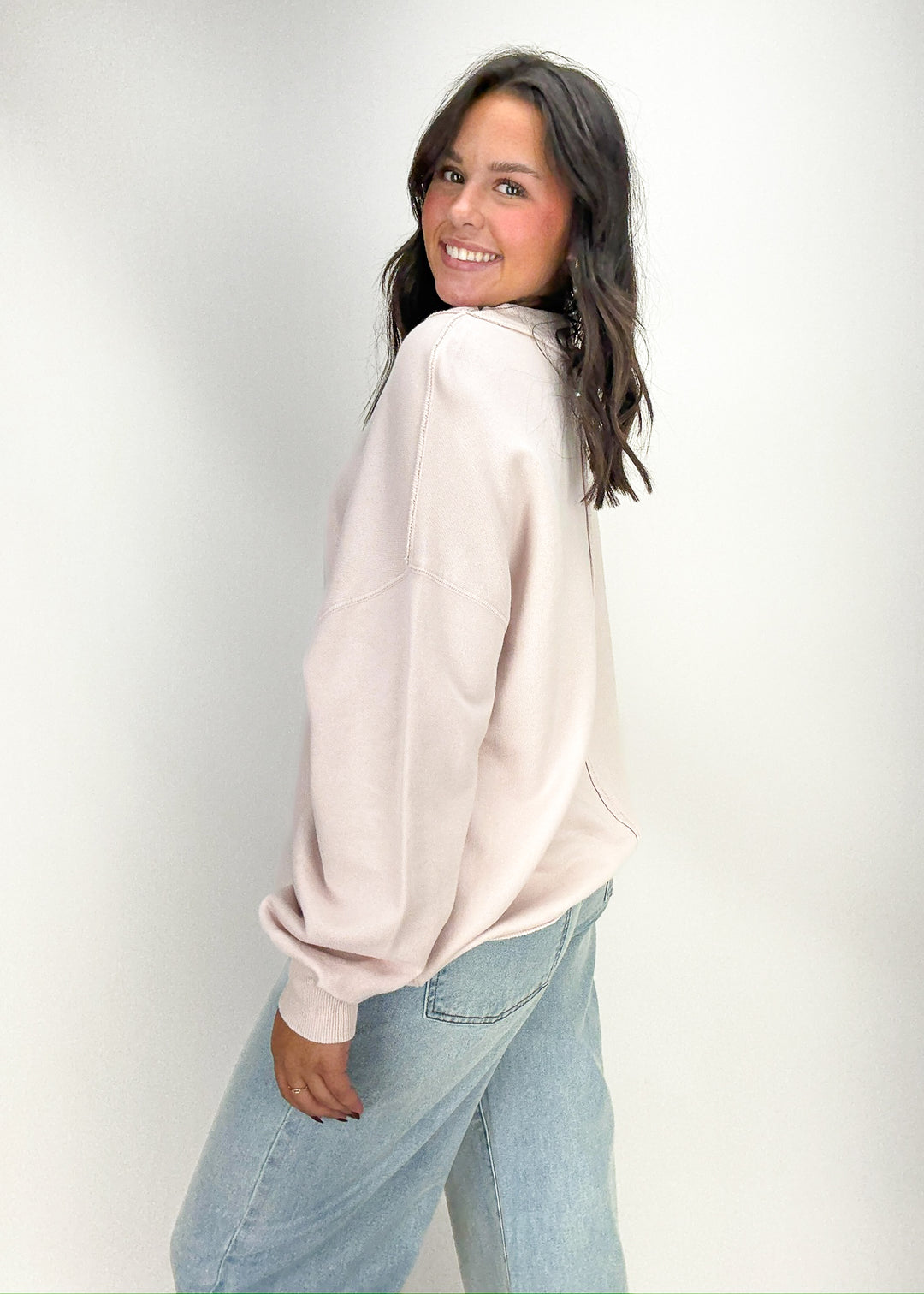 Free People Palm Springs Turtleneck Pullover