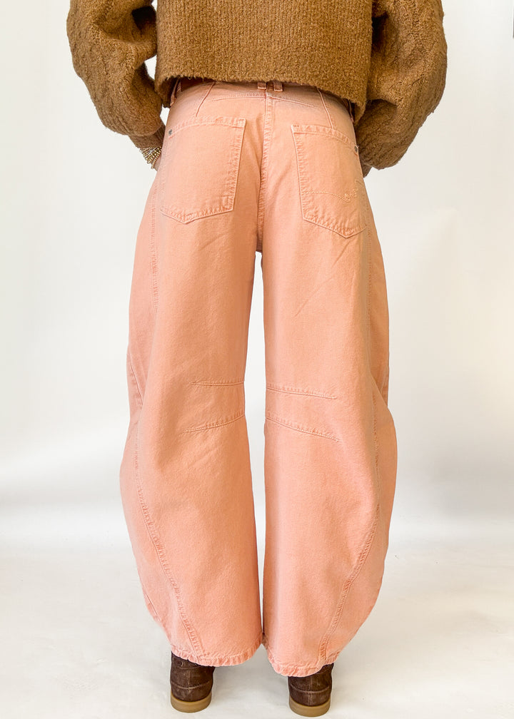 Free People Good Luck Mid Rise Barrel Jeans