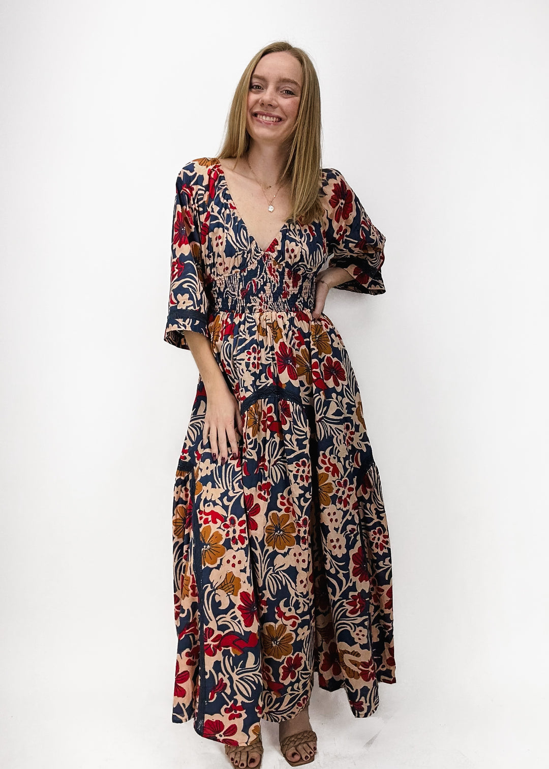 Free People Printed Dixie Maxi Dress