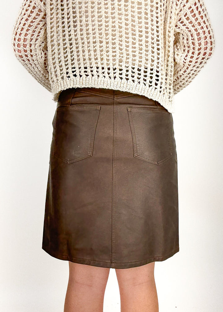 Free People Sycamore Vegan Midi Skirt