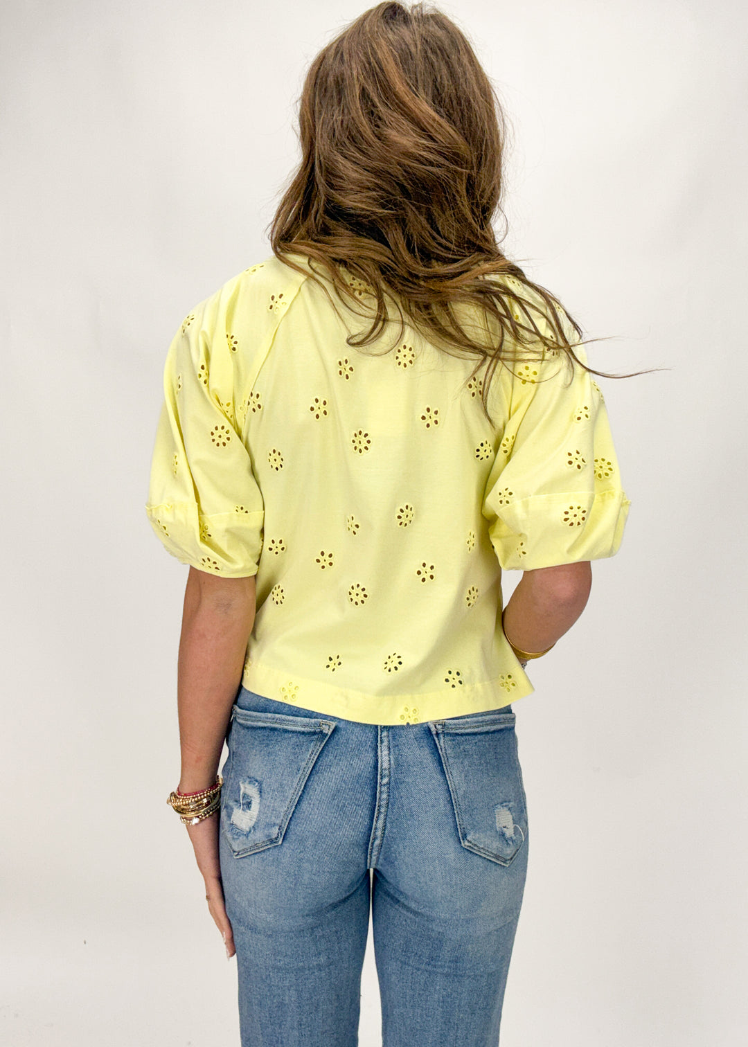 Free People Jessie Eyelet Tee