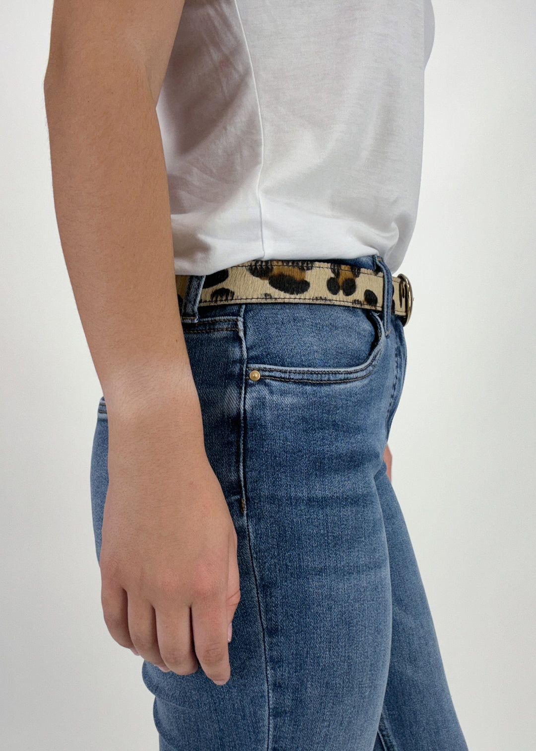 FRNCH Paris Idora Belt- Leopard Leo