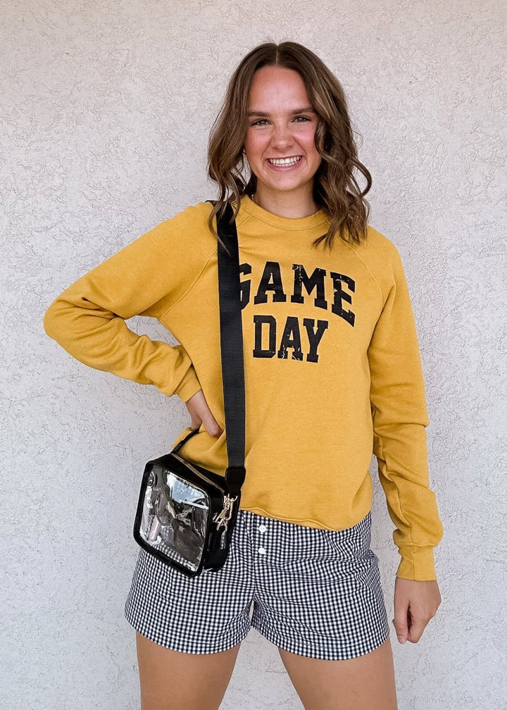 Game Day Sweatshirt-Gold