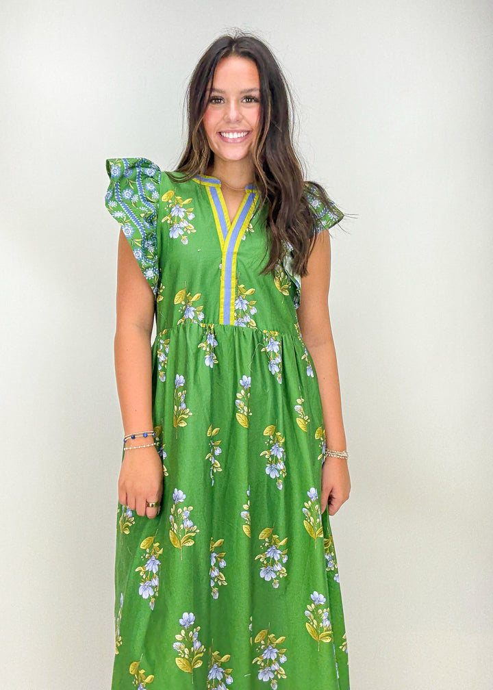 Mia Floral Midi Dress
