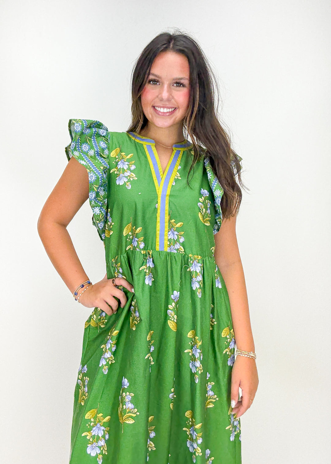 Mia Floral Midi Dress