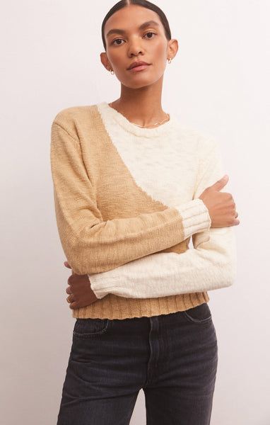 Nadira Color Block Sweater
