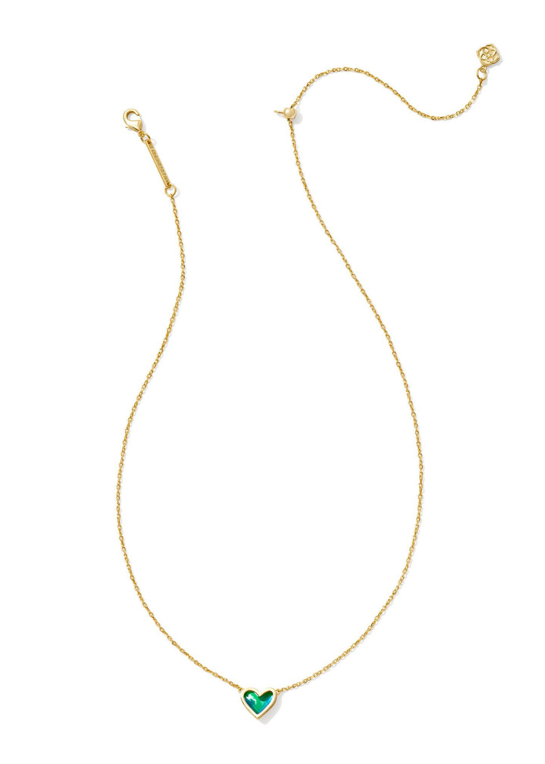 Kendra Scott Framed Ari Short Pendant Necklace - Gold/Moon Stone