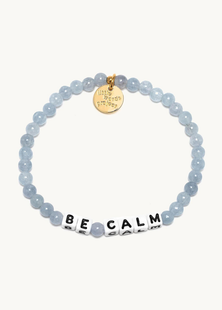 Little Words Project Be Calm Bead Bracelet