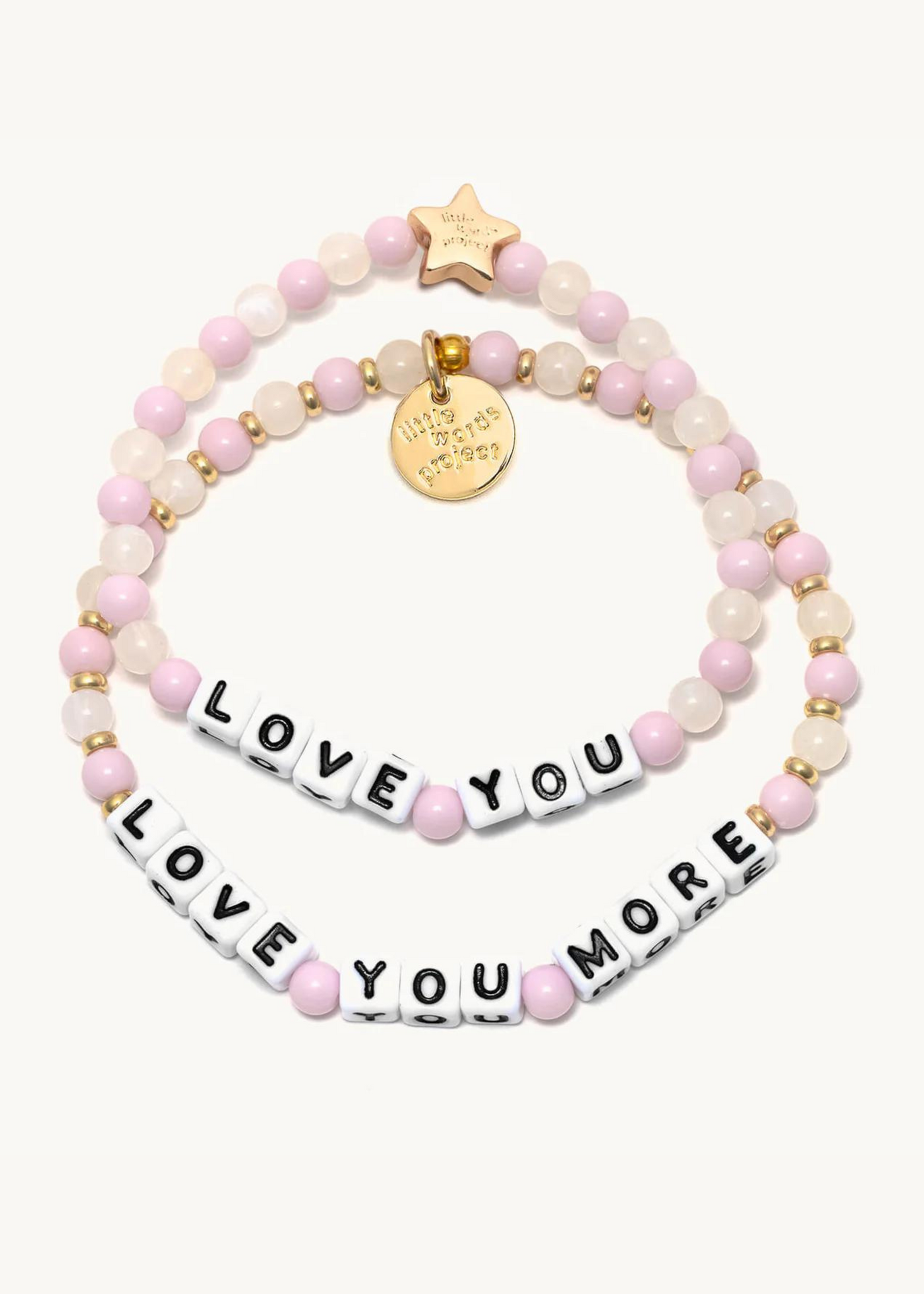 Little Words Project Love You & Love You More Bead Bracelet Set