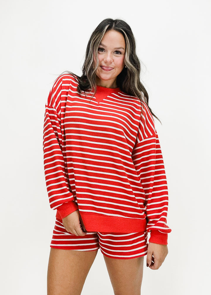 Sailor Cloudy Knit Stripe Sweatshirt