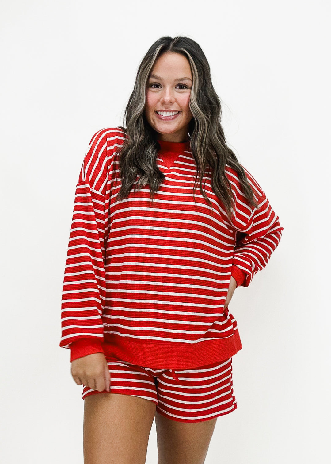 Sailor Cloudy Knit Stripe Sweatshirt