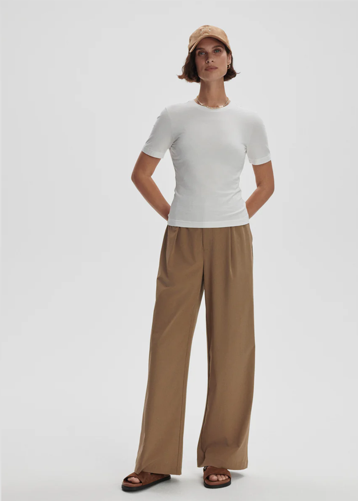 Varley Regina Fitted Tee - White