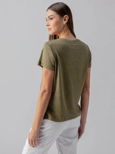 Sanctuary Clothing Linen Perfect Tee